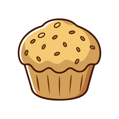 muffin icon, muffin vector illustration-simple illustration of muffin, perfect for muffin logos and icons