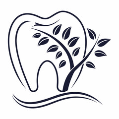 vector illustration of a tooth