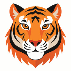 tiger head vector
