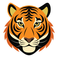 tiger head vector