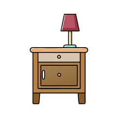 nightstand icon, nightstand vector illustration-simple illustration of nightstand, perfect for nightstand logos and icons