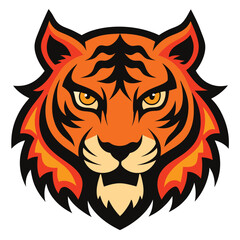 tiger head vector