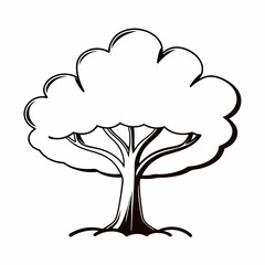 vector tree with roots