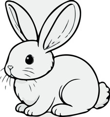 Obraz premium bunny animal cartoon easter vector