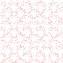 Boho style seamless pattern design for textile fabric print