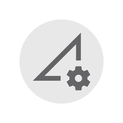 Permission Data Setting Outlined Icon