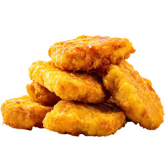 Delicious chicken nuggets in food photography isolated environment culinary delight