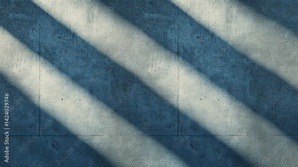 Aufkleber abstract concrete wall with shadows and light play creating textured pattern on surface