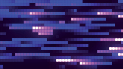 Abstract horizontal glowing color lines. Multicolored horizontal linear background. Abstract gradient background. Web design background. Vector illustration.