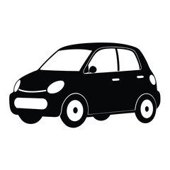 compact car shilhotee vector isolated on white background