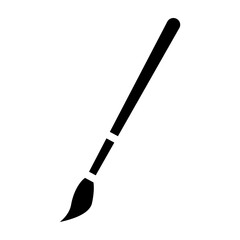 Paint Brush Vector Glyph Icon Design