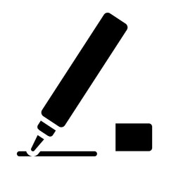 Marker Vector Glyph Icon Design