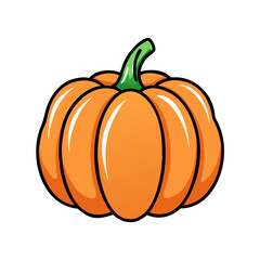 pumpkin icon, pumpkin vector illustration-simple illustration of pumpkin, perfect for pumpkin logos and icons