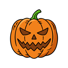 pumpkin icon, pumpkin vector illustration-simple illustration of pumpkin, perfect for pumpkin logos and icons