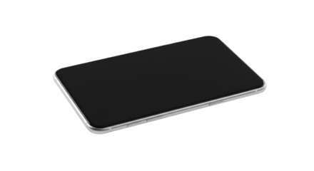 Sleek smartphone black screen minimalist design