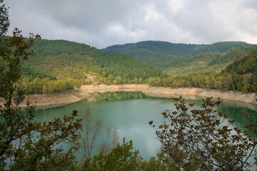 Lac des monts d'Orb or former Lac d'Av&egrave;ne ist a lake and drinking water reservoir in southern France 