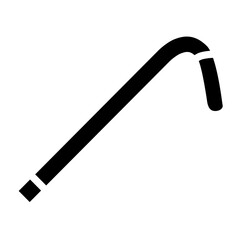 Walking Stack Vector Glyph Icon Design