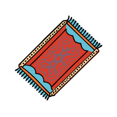rug icon, rug vector illustration-simple illustration of rug, perfect for rug logos and icons