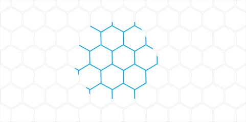 Seamless Geometric Hexagon Pattern with a Modern Metallic Texture