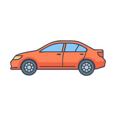 sedan icon, sedan vector illustration-simple illustration of sedan, perfect for sedan logos and icons