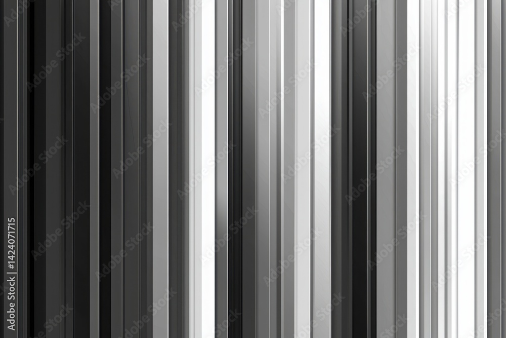 Wall mural abstract vertical lines pattern in black and white for art use