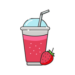 smoothie icon, smoothie vector illustration-simple illustration of smoothie, perfect for smoothie logos and icons