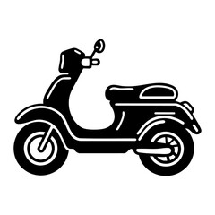 Fototapeta premium Scooter vector icon