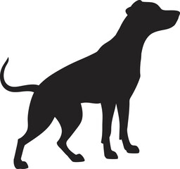 Dog Silhouette Vector Illustration - Elegant and Minimalistic Design for Pet and Wildlife Projectskangaroo.