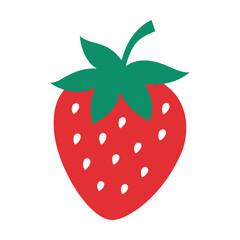 Obraz premium strawberry isolated on white background