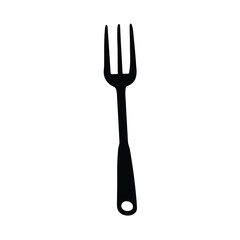grill fork vector illustration with white background.