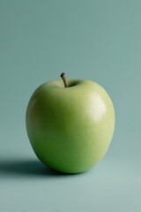 minimalistic photo of single gmo-free on smooth solid color background with ample copy space for text emphasizing fresh