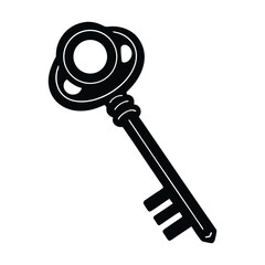 vector hand draw key.