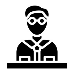 Principal Vector Glyph Icon Design