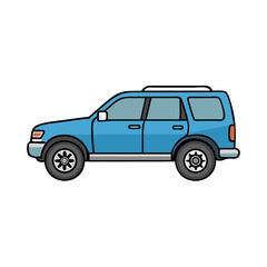 Fototapeta premium suv sport utility vehicle icon, suv sport utility vehicle vector illustration-simple illustration of suv sport utility vehicle, perfect for suv sport utility vehicle logos and icons