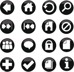 Keypad, Push Button, Residential Building, Icon Symbol, 