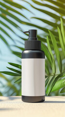 Pump Bottle for Liquid Cosmetics or Household Chemicals