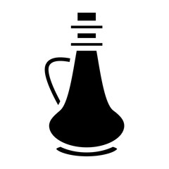Vinegar Vector Glyph Icon Design