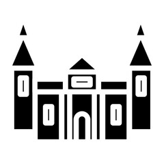 University Vector Glyph Icon Design