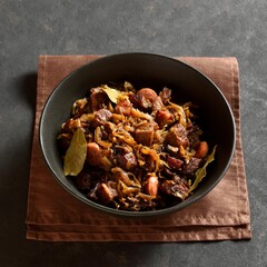 Traditional polish Bigos