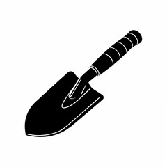 creative Silhouette Trowel Icon Vector Illustration 

