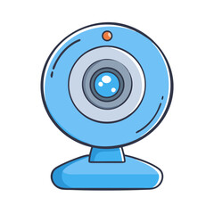 webcam icon, webcam vector illustration-simple illustration of webcam, perfect for webcam logos and icons