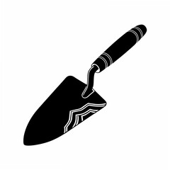 creative Silhouette Trowel Icon Vector Illustration 
