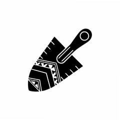 creative Silhouette Trowel Icon Vector Illustration 
