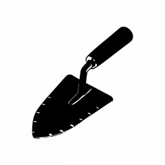creative Silhouette Trowel Icon Vector Illustration 
