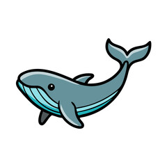 whale icon, whale vector illustration-simple illustration of whale, perfect for whale logos and icons