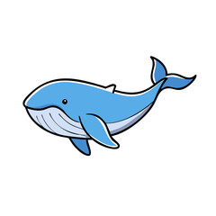 whale icon, whale vector illustration-simple illustration of whale, perfect for whale logos and icons