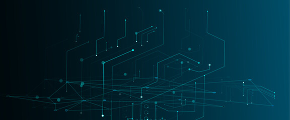 Abstract grey circuit line technology pattern on white background, futuristic vector illustration of digital circuitry design for tech backgrounds	