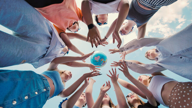 Students uniting around the world, promoting unity, environmental stewardship, and global citizenship