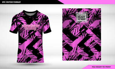 Vector illustration of colorful t-shirt designs for fashion cards and clothing templates