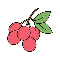 yumberry icon, yumberry vector illustration-simple illustration of yumberry, perfect for yumberry logos and icons